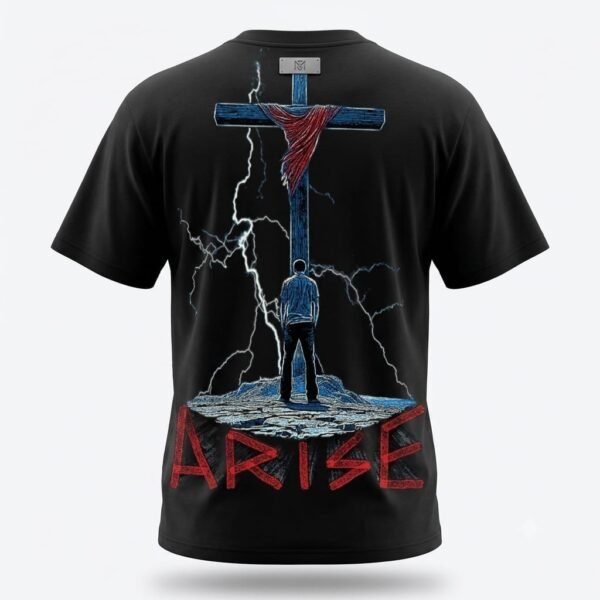 ARISE – Cross of Faith Oversized Heavyweight T